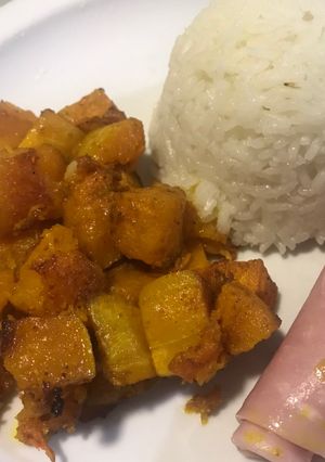 Una foto de Curry de calabaza 🎃