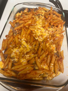 A picture of Rigatoni Bake.