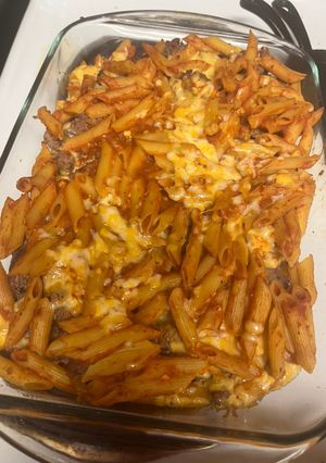 A picture of Rigatoni Bake.