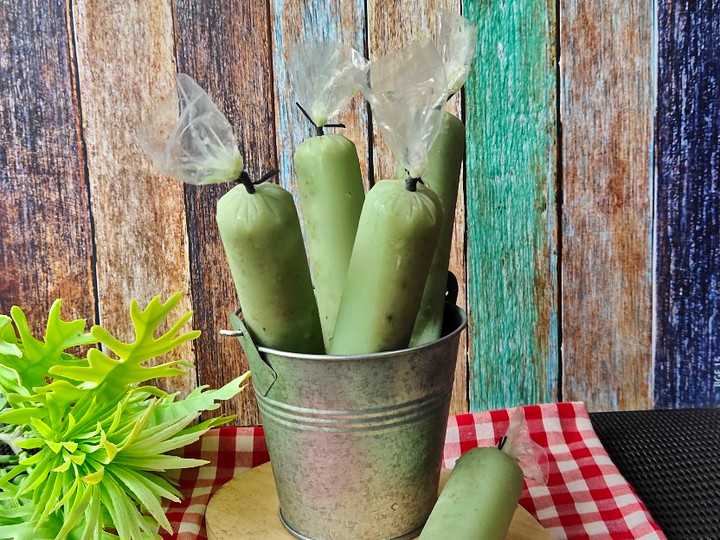 Bagaimana Membuat Es Lilin Sari Kacang Hijau Pontianak (KalBar) Anti Gagal