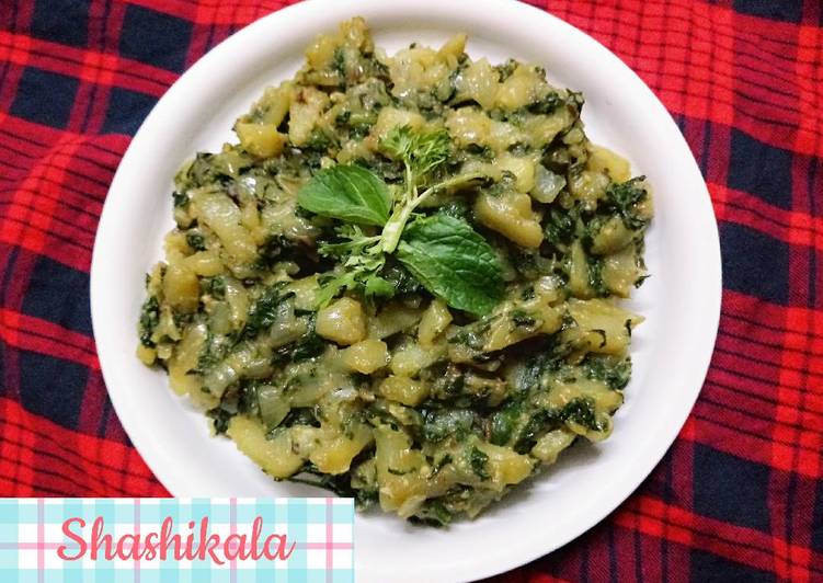 Recipe of Ultimate Aloo palak