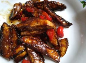 Foto resep Portobello Mushroom with BBQ Sauce