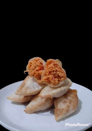 Foto resep Cireng isi ayam suwir pedas