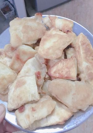 Hình của món Sake chiên giòn rụm với ngày chủ nhật yêu xương phiên bản mẹ Đô ĐÔ.
