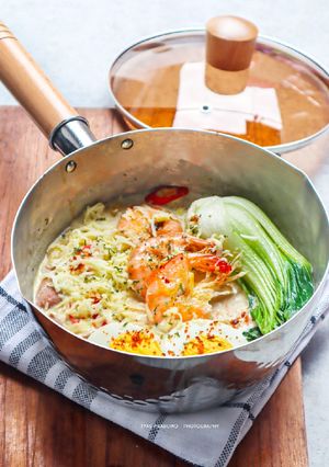 Foto resep Mie Kuah Susu