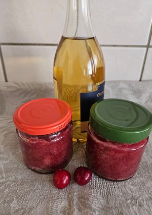Cseresznye kókusszal és tokaji borral 18+ recept fotója