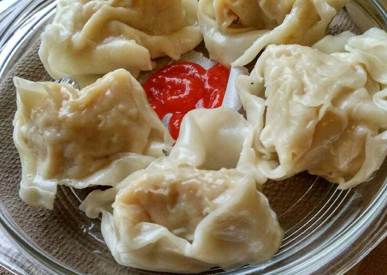 Siomay rebus isi ayam wortel