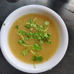 A picture of Bottle gourd soup.
