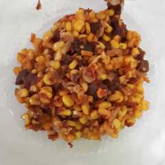 รูปของ Tumis daging+jagung manis