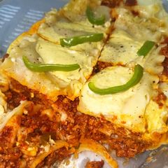 A picture of Beef lazania.