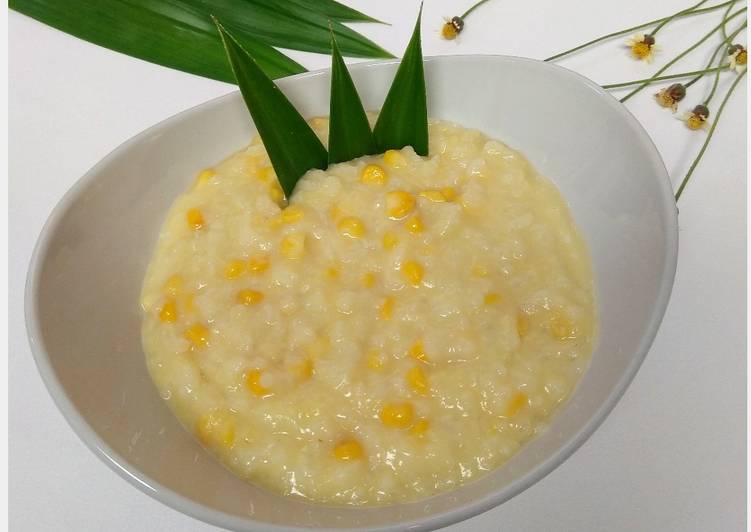 Bagaimana Menyiapkan Bubur Nasi Jagung , Lezat Sekali