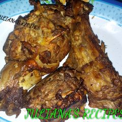 A picture of Arosto (goat meat).