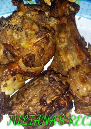 A picture of Arosto (goat meat).
