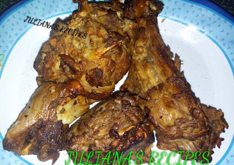 Recipe of Award-winning Arosto (goat meat)