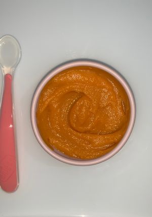 Φωτογραφία της συνταγής Πουρές γλυκοπατάτας στον ατμό για μωρά
