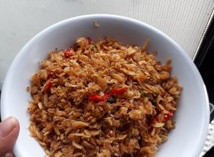 Foto resep Udang Rebon goreng kering, bisa simpan di toples
