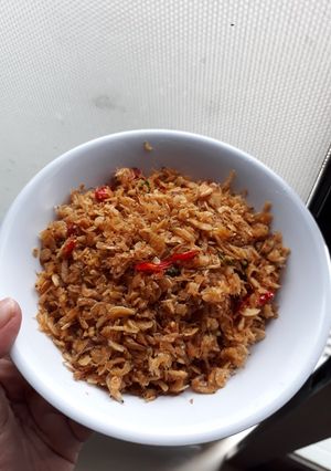 Foto resep Udang Rebon goreng kering, bisa simpan di toples