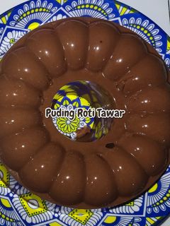 Foto resep Puding Roti Tawar Coklat + Fla