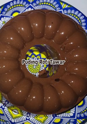 Foto resep Puding Roti Tawar Coklat + Fla