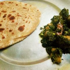 A picture of Methi Aloo.