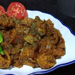 A picture of #Restaurent style chicken gilafi kabab.