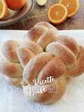 Corona di pane all'arancia e cannella 🌷