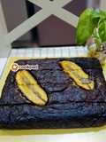 Kek Pisang Coklat Kurma Oat
