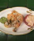 Camarones a la plancha