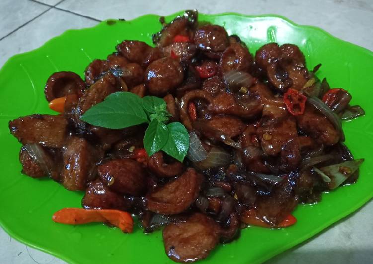 Resep Sosis Lada Hitam Anti Gagal