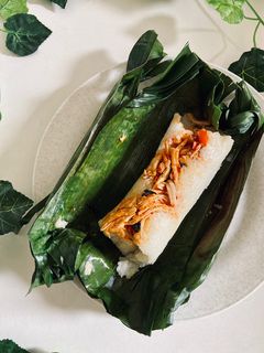 Foto resep Nasi bakar ayam suwir