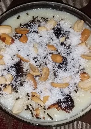 صورة لوصفة أحلى أرز باللبن 👌 بالطريقه الصحيحه 👍💕💚