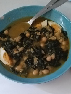 Una foto de Garbanzos con Espinacas