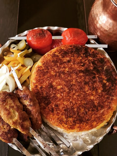 عکسی از دستور کباب تابه ای مرغ