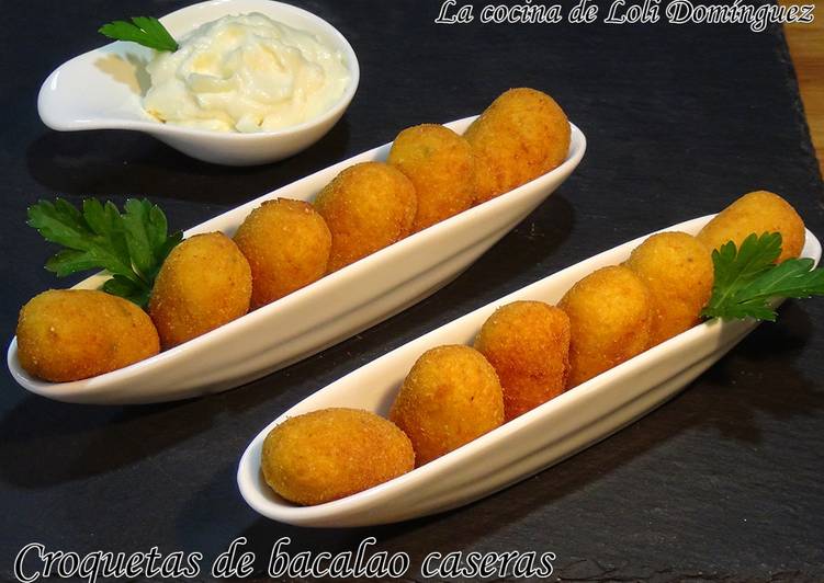 Croquetas de bacalao caseras