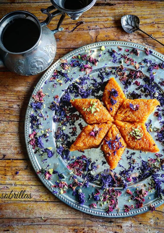 Una foto de Barfi de zanahorias