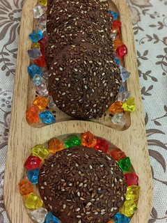 عکسی از دستور 🍪کلوچه شکلاتی کنجدی🍪