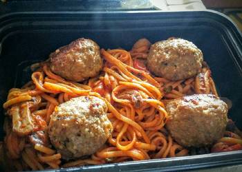 Easiest Way to Prepare Tasty The Best Spaghetti and Turkey Meatballs
