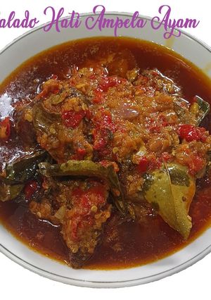 Foto resep 199. Balado Hati Ampela Ayam