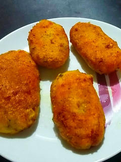 عکسی از دستور مرغ سوخاری پنیری