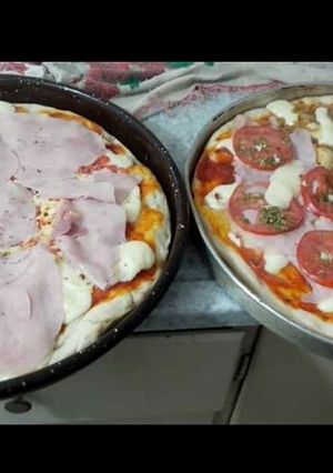 Una foto de Pizza de humita (choclo y cebolla)