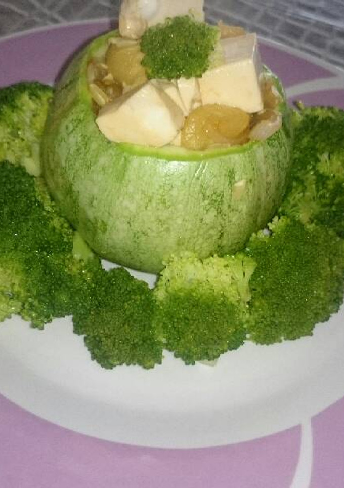 Una foto de Calabaza rellena de tofu