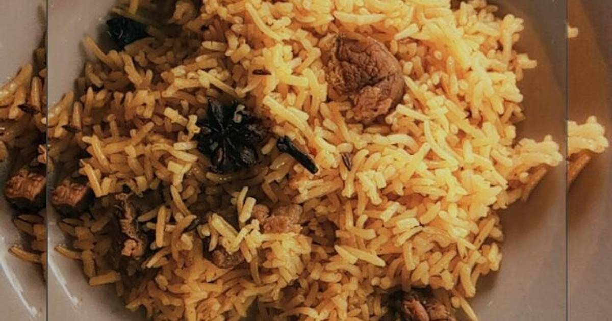  Resep  Nasi  kebuli  dengan  daging kambing oleh Ajeng Laras 