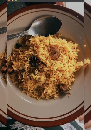 Foto resep Nasi kebuli dengan daging kambing