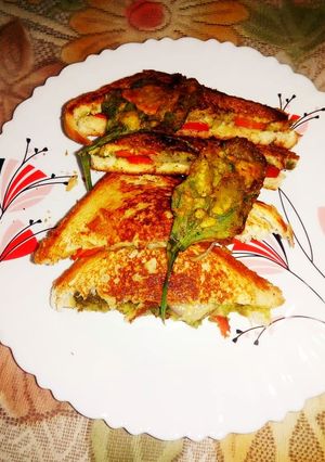 A picture of Spinach Cheese Sandwich.