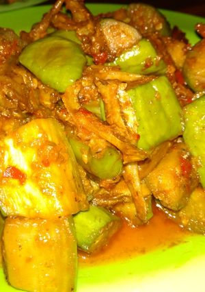 Foto resep Sambal terong ikan teri