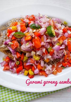 Foto resep Gurami goreng sambal dabu-dabu