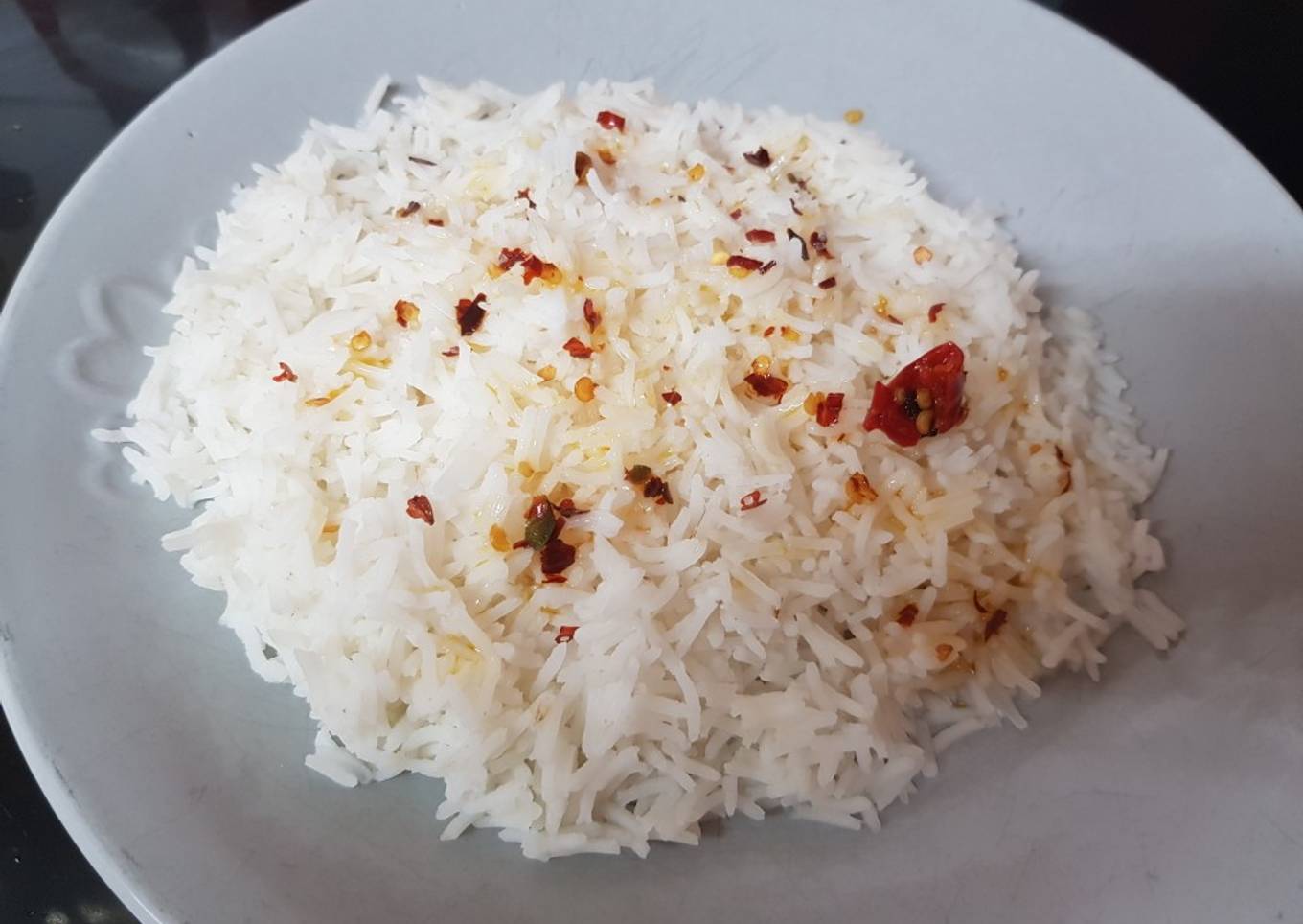 My chilli basmati rice