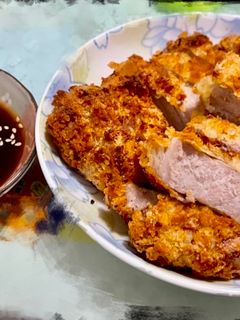 氣炸日式厚切豬排 的食譜成品照片