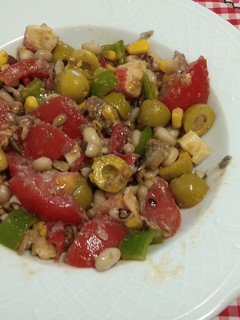 Una foto de Ensalada de judías carillas