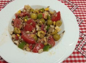 Una foto de Ensalada de judías carillas